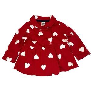 Carter's Jersey Knit Heart Jacket Baby Girl 6M